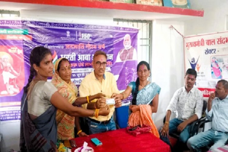 शिविर में हितग्राहियों को अनेक शासकीय योजनाओं से किया गया लाभान्वित