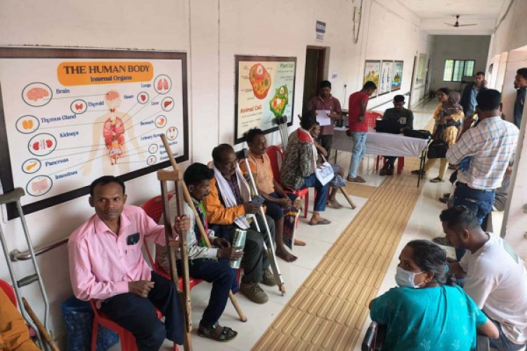 आकलन शिविर में शामिल हुए दिव्यांगजन, एक माह बाद मिलेगा कृत्रिम अंग