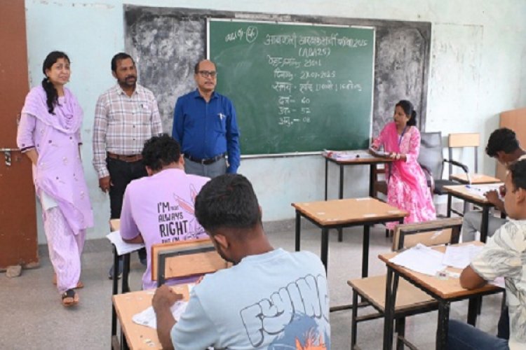 जिले में कड़ी सुरक्षा के साथ आबकारी आरक्षक भर्ती परीक्षा सफलतापूर्वक सम्पन्न