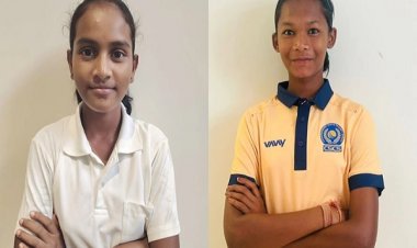 नारायणपुर की 2 बेटियों का छत्तीसगढ़ अंडर-15 स्टेट कैम्प में चयन