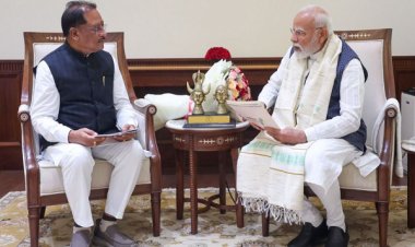 पीएम मोदी से मिले सीएम साय, ‘अमृत रजत महोत्सव’ में शामिल होने का दिया न्यौता