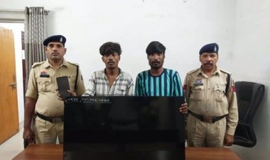 देवेन्द्र नगर के दुकान में चोरी, दो शातिर गिरफ्तार