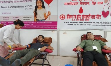 गोदरेज और रेड क्रॉस के रक्तदान शिविर में 40 यूनिट रक्त एकत्रित