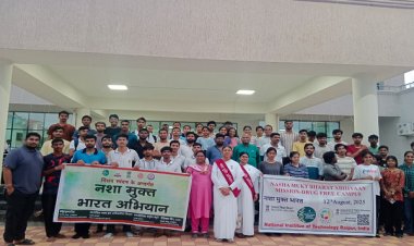 एनआईटी रायपुर में नशा मुक्त भारत अभियान की 5वीं वर्षगांठ पर जागरूकता सत्र आयोजित