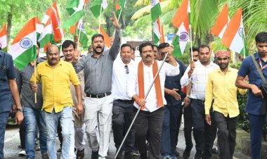 हर घर तिरंगा अभियान में शामिल हुए उपमुख्यमंत्री श्री विजय शर्मा