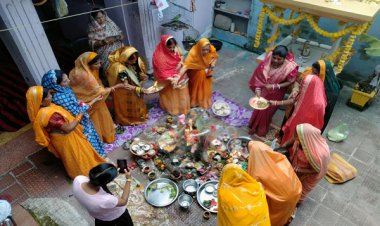 मॉ ने बच्चों के लिए किये पूजा अर्चना कर मनाया हलषष्ठी व्रत