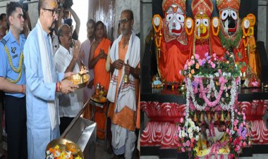 राज्यपाल श्री रमेन डेका ने किए महाप्रभु श्री जगन्नाथ भगवान के दर्शन