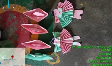 आंगनबाड़ी केन्द्रों में टॉय मेकिंग वर्कशॉप मनाया गया