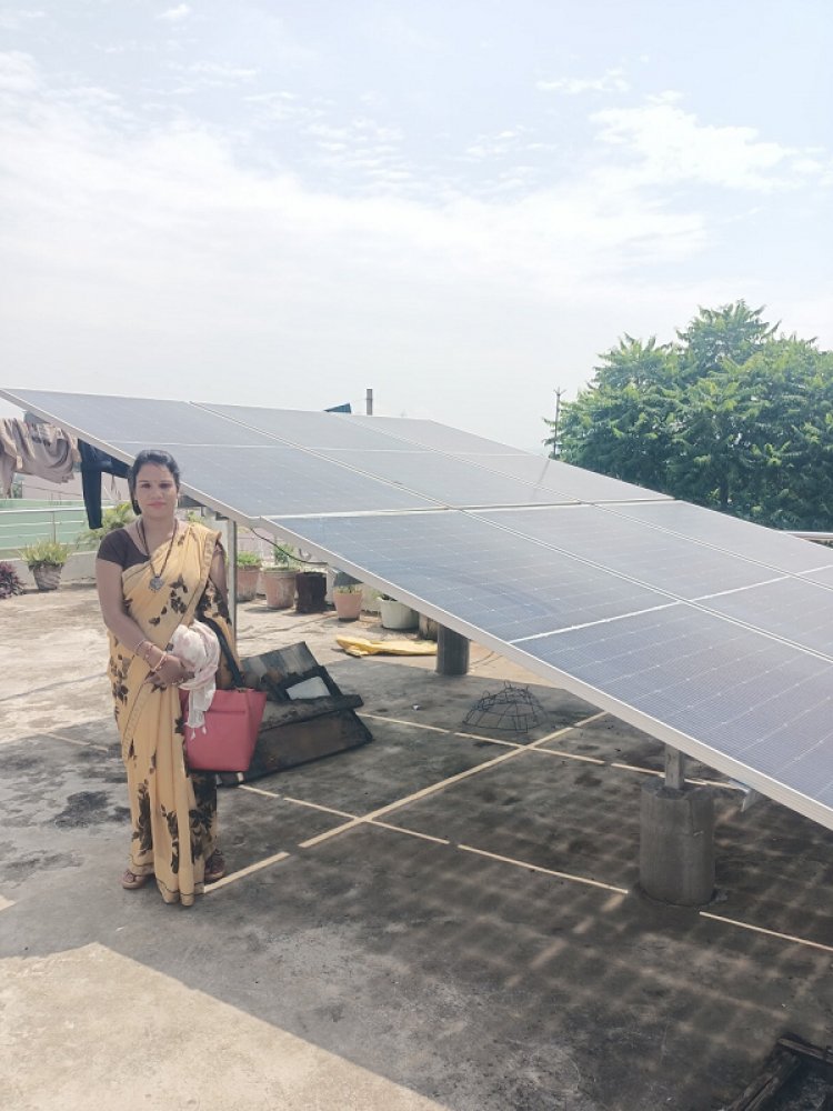 पीएम सूर्य घर से रोशन हो रहा अकत राम ध्रुव का घर