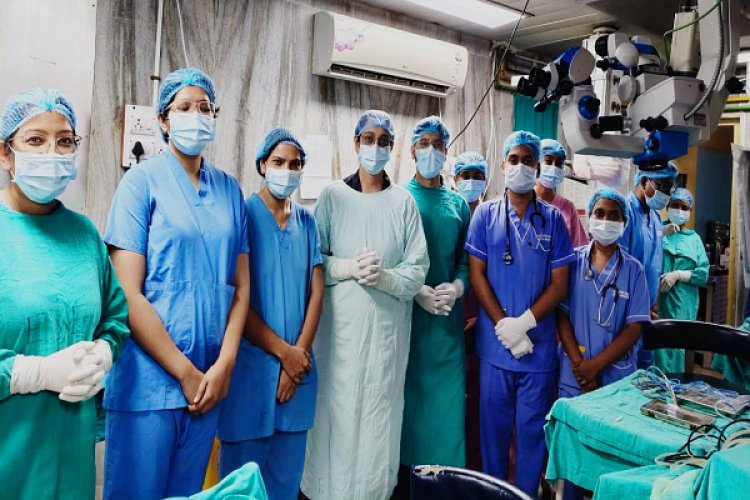 जन्म से दृष्टिहीन 6 वर्ष की बालिका अब देखेगी किसी और की आँखों से दुनिया