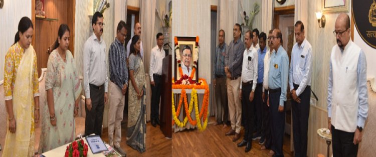 राज्यपाल श्री डेका ने नागालैण्ड के राज्यपाल श्री गणेशन को दी श्रद्धांजलि