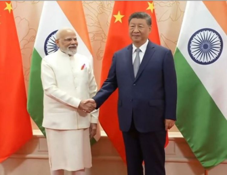 7 साल बाद एक मंच पर मिले मोदी और शी जिनपिंग