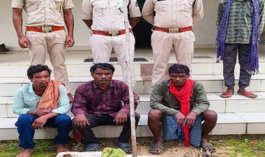 शिकार के पूर्व तीन शिकारी गिरफ्तार
