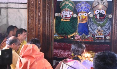 रायपुर : केंद्रीय मंत्री श्रीमती अन्नपूर्णा देवी ने रायपुर में भगवान जगन्नाथ का किया दर्शन