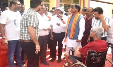 विधायक राजू सिन्हा ने दिव्यांगजन व वरिष्ठजन चिन्हांकन शिविर का किया शुभारम्भ