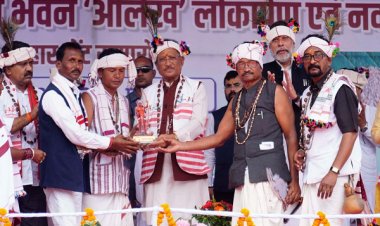 जगदलपुर में धुरवा समाज के संभाग स्तरीय नुआखाई मिलन समारोह एवं नवनिर्मित सामाजिक भवन