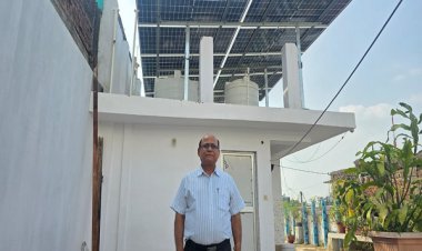 रायपुर : बिजली उपभोक्ता से बने बिजली निर्माता-राजकमल मिश्रा