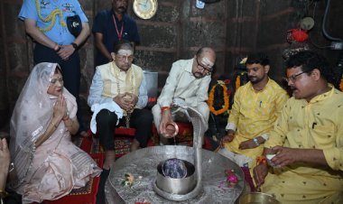 राज्यपाल श्री रमेन डेका ने भोरमदेव मंदिर में की विशेष पूजा-अर्चना, प्रदेश की खुशहाली एवं समृद्धि की कामना