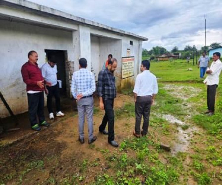 सीईओ ने निर्माणाधीन बहुउद्देशीय केंद्र का किया निरीक्षण