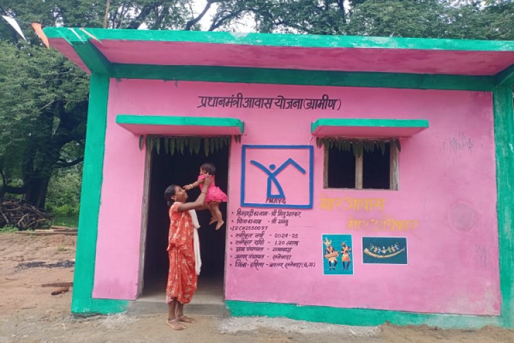रायपुर : गरीब परिवारों का पक्का घर का सपना हो रहा साकार