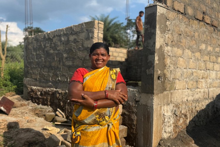 रायपुर : राजमिस्त्री प्रशिक्षण प्राप्त कर पायको ने बनाया अपना पक्का घर