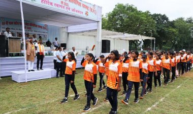 रायपुर : 25वीं राज्य शालेय क्रीड़ा प्रतियोगिता का रायगढ़ में हुआ रंगारंग शुभारंभ