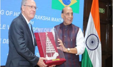 रक्षा उद्योग के क्षेत्र में एक दूसरे का सहयोग करेंगे भारत और ब्राजील