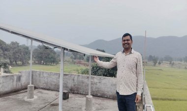 रायपुर : प्रधानमंत्री सूर्यघर मुफ्त बिजली योजना से ऊर्जा उत्पादक बना अरूण गुप्ता