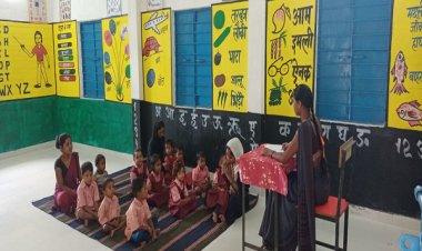 रायपुर : मनरेगा से साकार हुआ सपनों का आंगनबाड़ी केंद्र