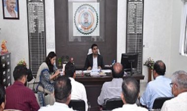 कलेक्टर ने पशुधन विकास विभाग द्वारा संचालित शासन की विभिन्न योजनाओं की समीक्षा की