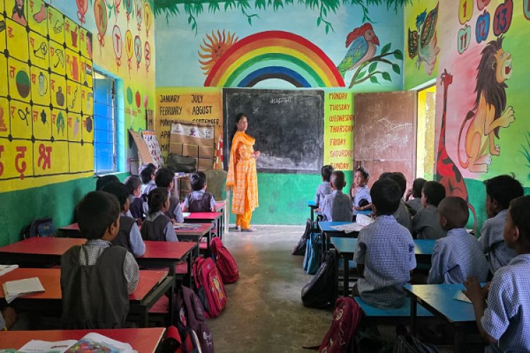 रायपुर : बड़ादमाली प्राथमिक शाला बड़ादमाली में बच्चों की पढ़ाई में आई नई ऊर्जा