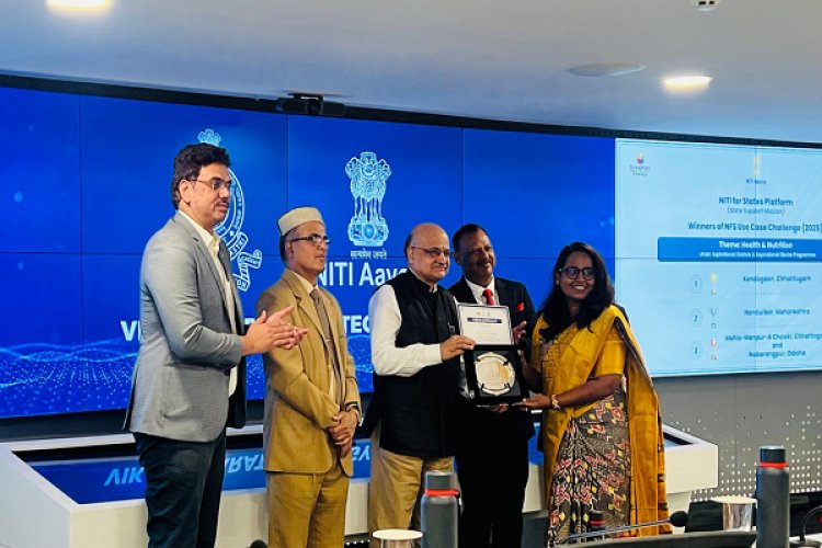 रायपुर : कुपोषण प्रबंधन में नवाचार का राष्ट्रीय सम्मान : मोहला–मानपुर–अंबागढ़ चौकी जिला देश में तीसरे स्थान पर