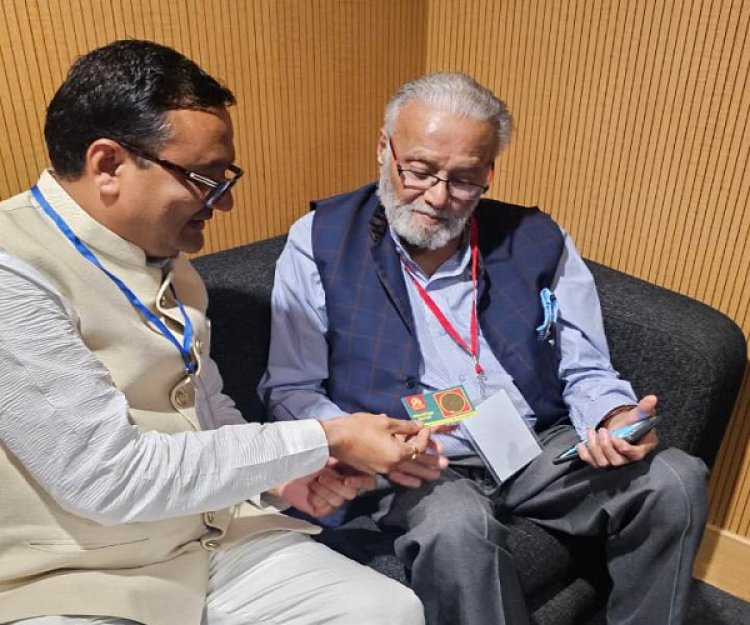 सीयूटीएस के संस्थापक महासचिव से मिले मनोहर गौशाला के ट्रस्टी