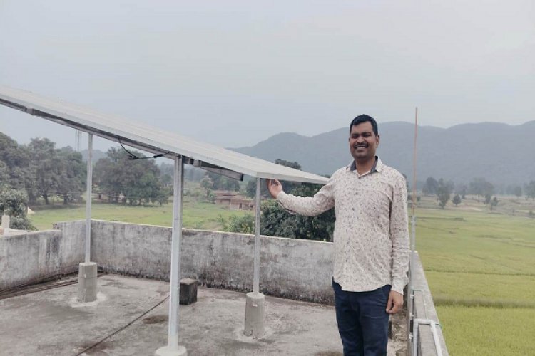 रायपुर : प्रधानमंत्री सूर्यघर मुफ्त बिजली योजना से ऊर्जा उत्पादक बना अरूण गुप्ता