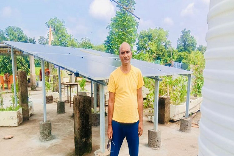 रायपुर : सूर्यघर मुफ्त बिजली योजना से रोशन हुआ दिनेश का घर