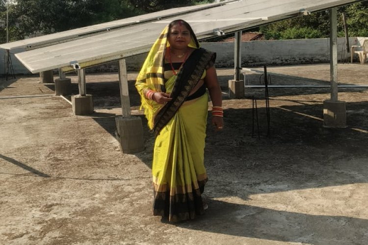 रायपुर : सोलर पैनल से चन्दा को मिल रही मुफ्त बिजली