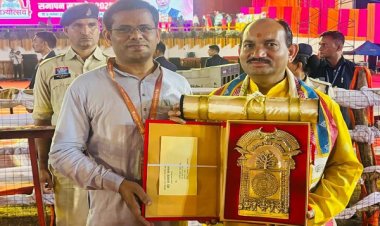 अहिंसा और गौरक्षा के क्षेत्र में अनुकरणीय कार्य के लिए भारतीय कुष्ठ निवारक संघ कात्रेनगर सोठी को राज्य स्तरीय 'यति यतनलाल सम्मान'