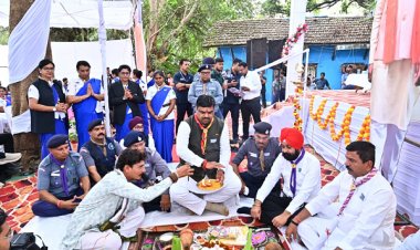 रायपुर : स्कूल शिक्षा मंत्री श्री गजेंद्र यादव ने किया भारत स्काउट्स एवं गाइड्स के राज्य मुख्यालय भवन का भूमि पूजन