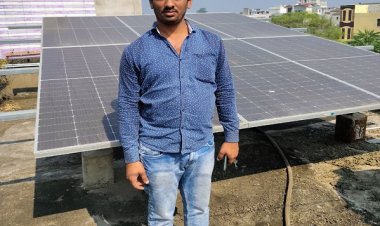 रायपुर : प्रधानमंत्री सूर्यघर योजना से बचत और पर्यावरण संरक्षण : सौर ऊर्जा से आत्मनिर्भर बना रूपेश अग्रवाल का घर