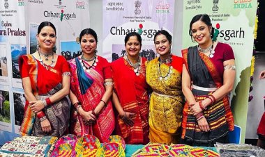 रायपुर : छत्तीसगढ़ की संस्कृति ने विदेश में बिखेरा रंग