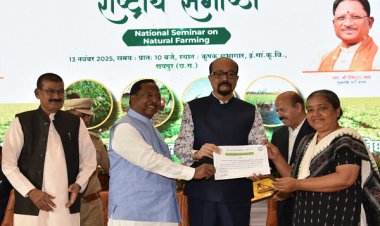 रायपुर : जल संरक्षण, प्राकृतिक और जैविक खेती की ओर बढ़ना आवश्यक : श्री डेका