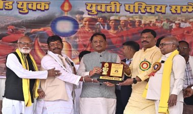 रायपुर : जनजातीय समुदाय के सर्वांगीण विकास के लिए कार्य कर रही है हमारी सरकार : मुख्यमंत्री श्री साय