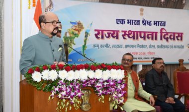 रायपुर : एक भारत श्रेष्ठ भारत अभियान हमारे राष्ट्रीय जीवन का सशक्त प्रतीक - राज्यपाल श्री डेका
