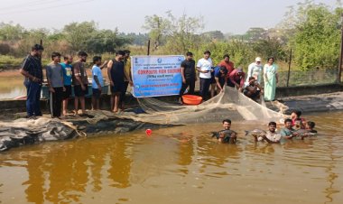 रायपुर : कृषि विज्ञान केन्द्र रायपुर में मिश्रित मत्स्य पालन प्रशिक्षण सम्पन्न