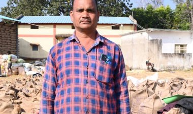 रायपुर : 40 वर्षीय किसान रामस्वरूप ने सुगमता पूर्वक बेचा 53.60 क्विंटल धान