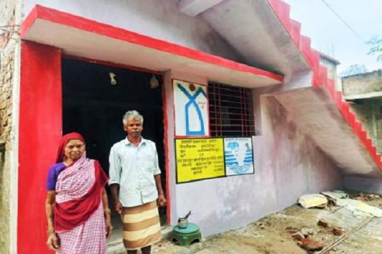 गरीब आदिवासी को पक्का आवास मिलने से अनेक समस्याओं से मिला निजात
