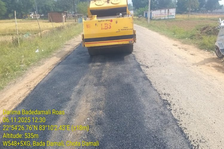 रायपुर : छत्तीसगढ़ में सड़कों के सुधार कार्य में तेजी