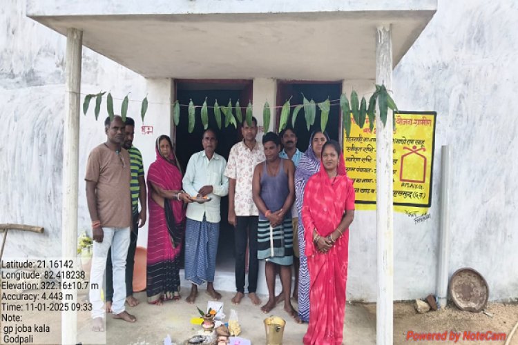 महासमुंद : सबके लिए आवास एक साकार होता सपना