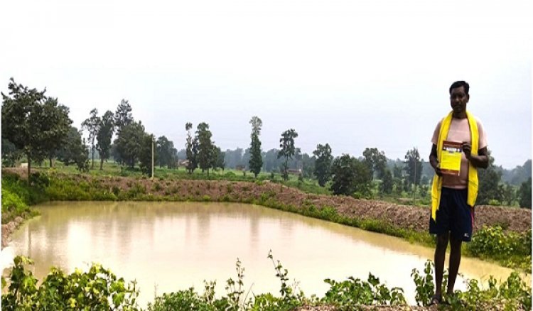 रायपुर : सोनवर्षा में डबरी निर्माण से खेती और आजीविका को मिला सहारा