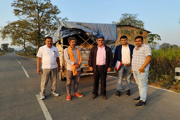 रायपुर : महासमुंद जिले में कुल 452 कट्टा धान जब्त